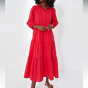Tuckernuck Pomander Place Red Maxi Dress